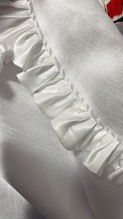 5cm / 8cm Satin Pleated Ruffle Trim for Sewing – Sold by the Meter