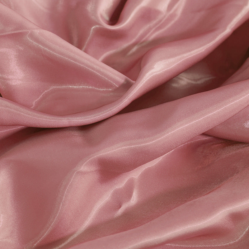 Structured Liquid Crystal Satin Fabric , by the Yard