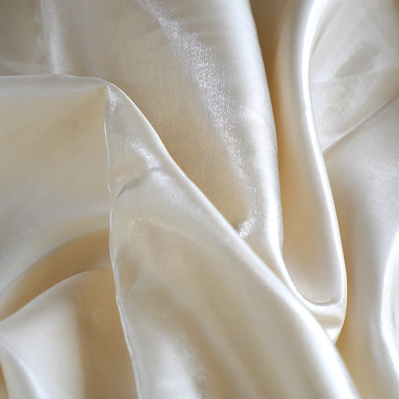 Structured Liquid Crystal Satin Fabric , by the Yard