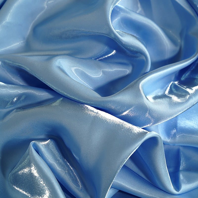 Structured Liquid Crystal Satin Fabric , by the Yard