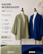 Haori Sewing workshop-Reservation fee