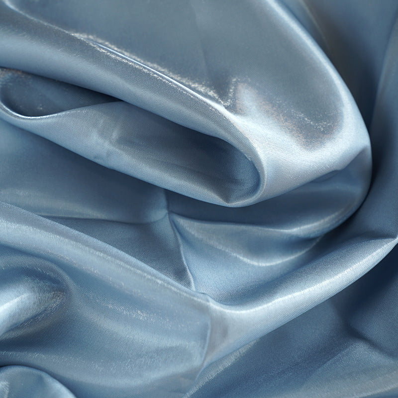 Structured Liquid Crystal Satin Fabric , by the Yard