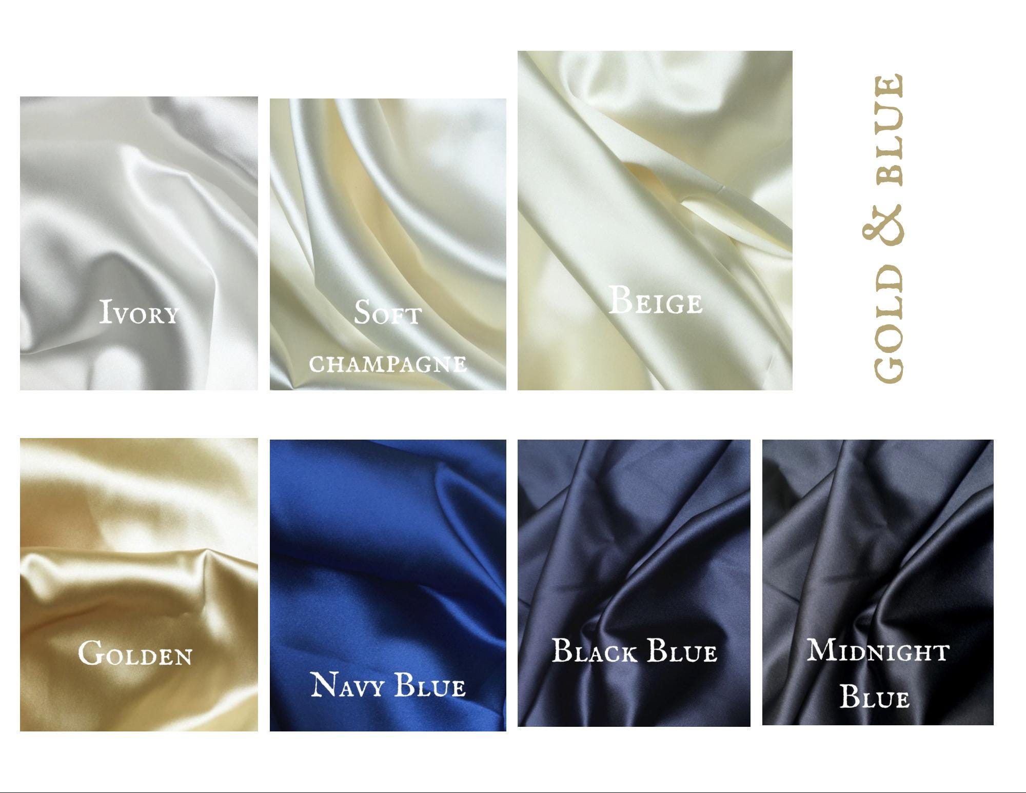 Italian Bridal Satin Fabric, Soft Lustrous Satin,26 colors, By The Yard