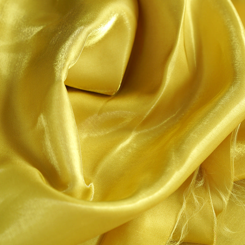 Structured Liquid Crystal Satin Fabric , by the Yard