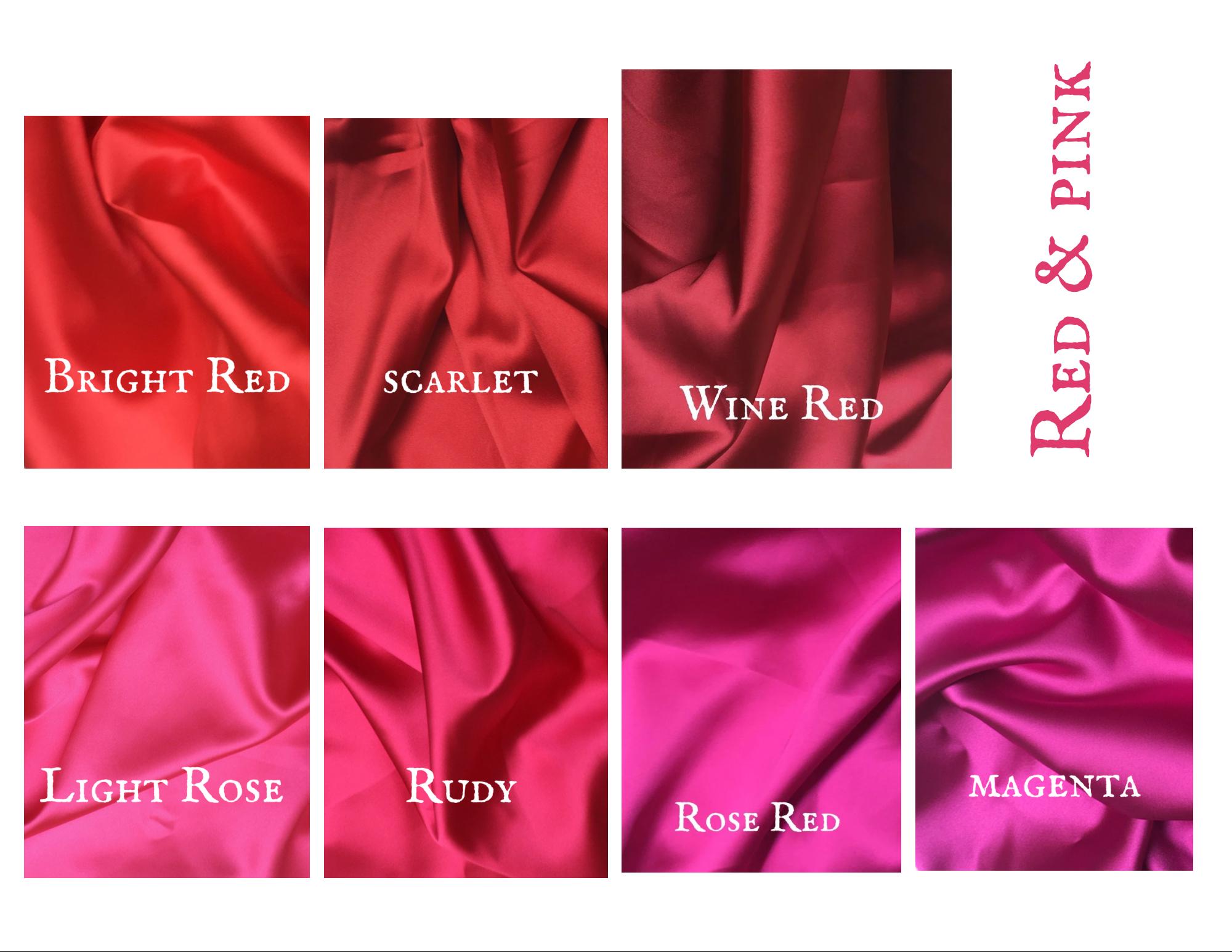 Italian Bridal Satin Fabric, Soft Lustrous Satin,26 colors, By The Yard