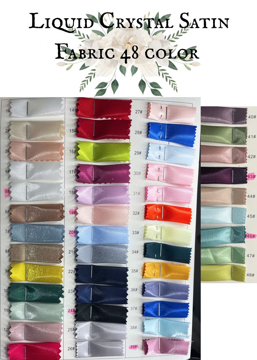 Structured Liquid Crystal Satin Fabric , by the Yard