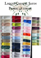 Structured Liquid Crystal Satin Fabric , by the Yard