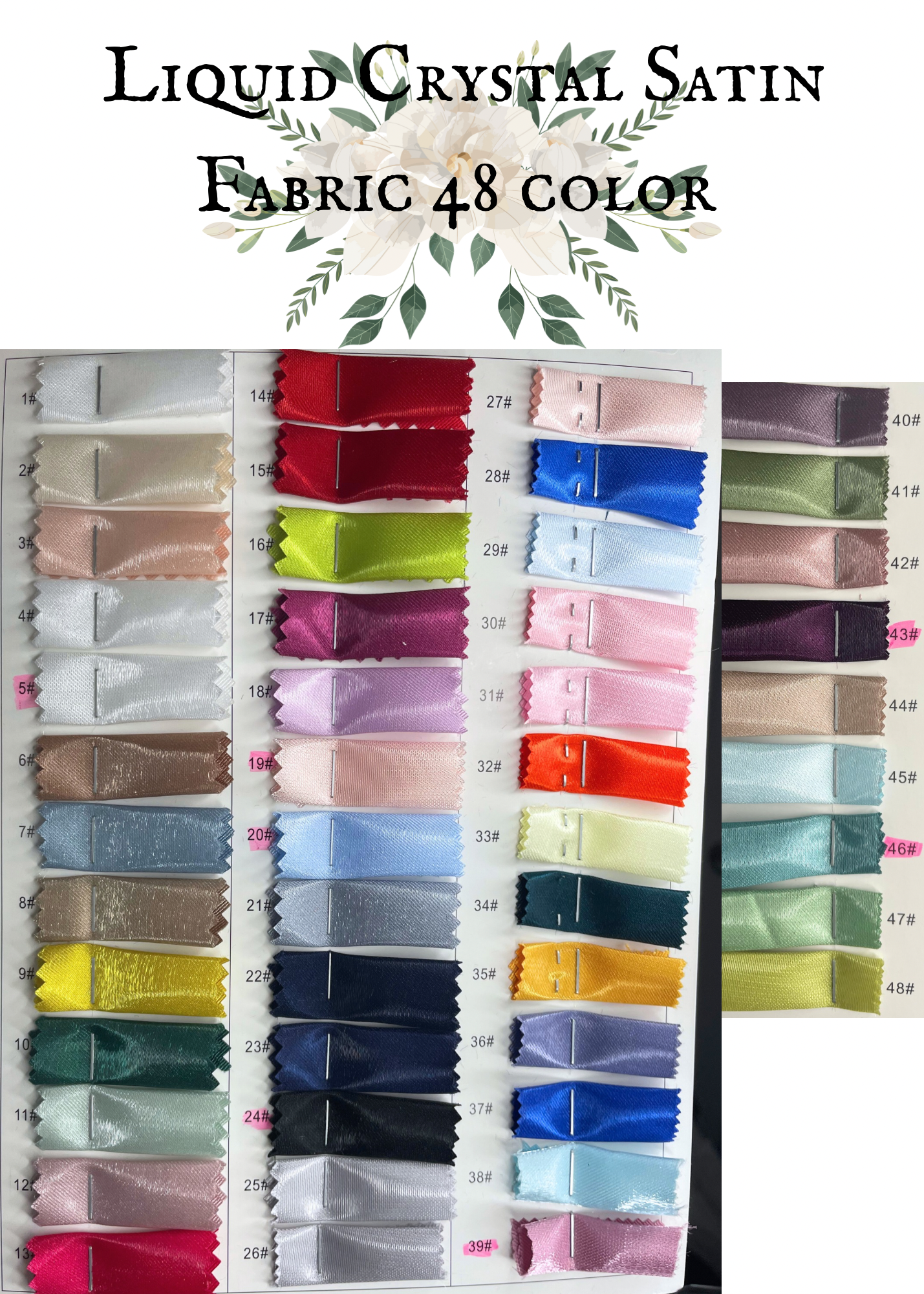 Structured Liquid Crystal Satin Fabric , by the Yard