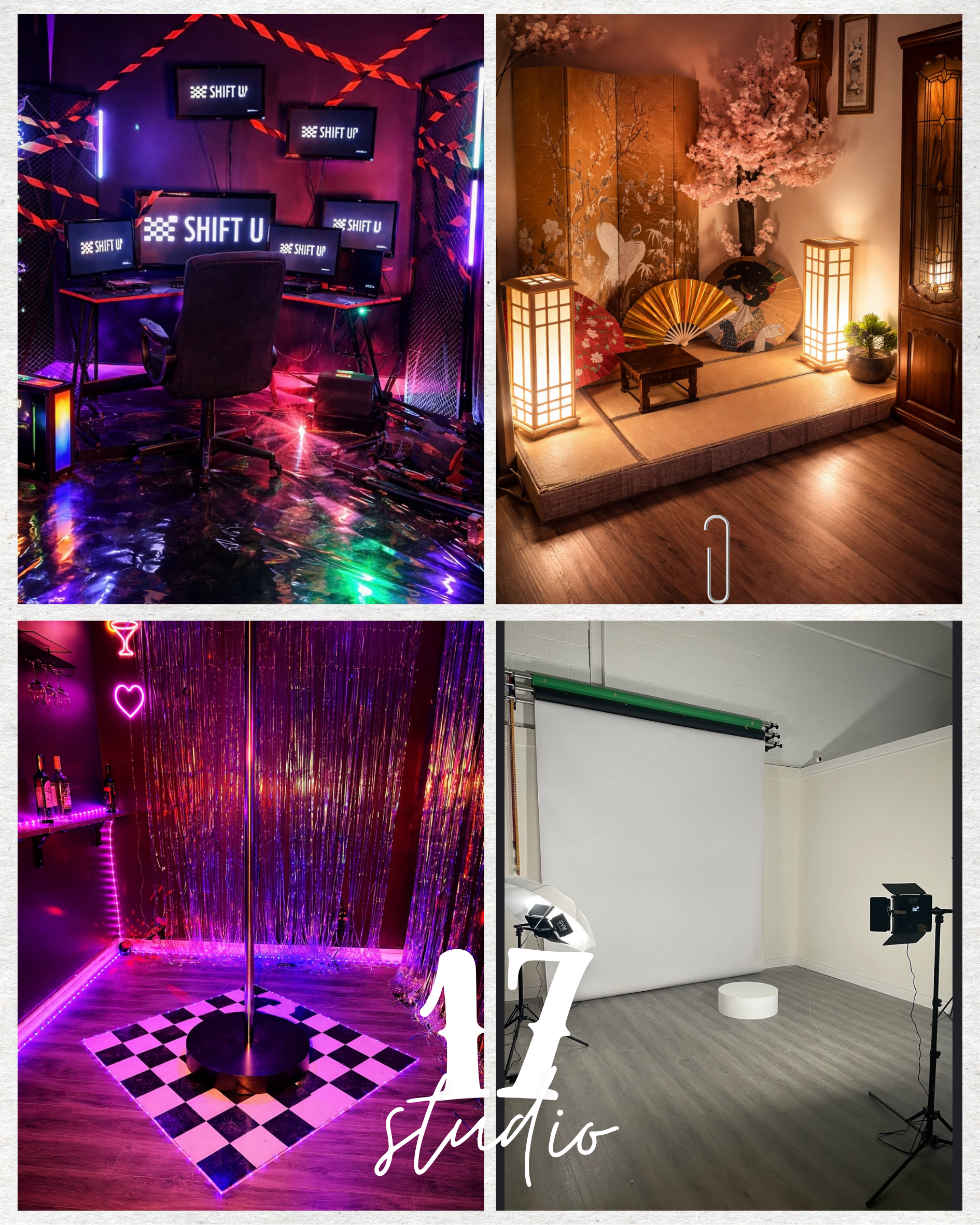 All-Access Studio Rental (4 Sets Included)