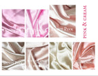Italian Bridal Satin Fabric, Soft Lustrous Satin,26 colors, By The Yard