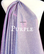 Futuristic Reflective Galaxy Hologram Stretch Knit Fabric, by the Yard